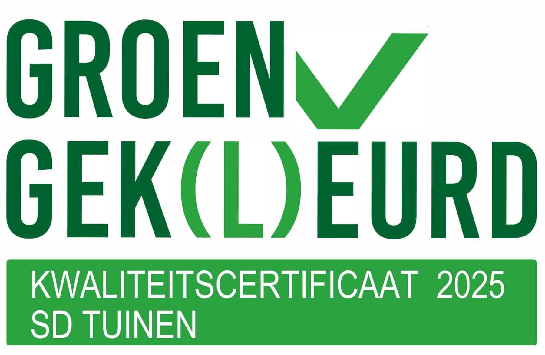 GroenGek(l)eurd kwaliteitslabel